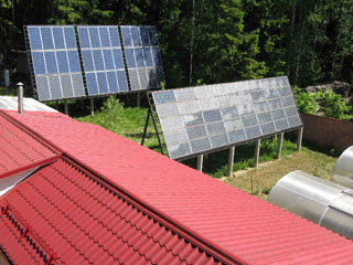 Солнечные панели для электроснабжения загородного дома